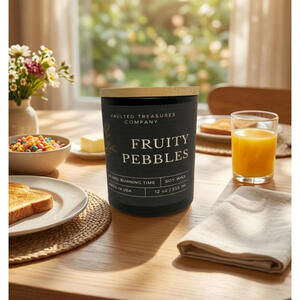 Fruity Pebbles Handmade Premium Soy Candle 12oz